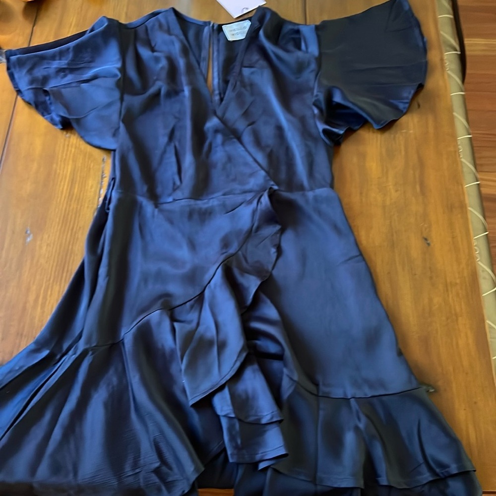 Navy new flare dress